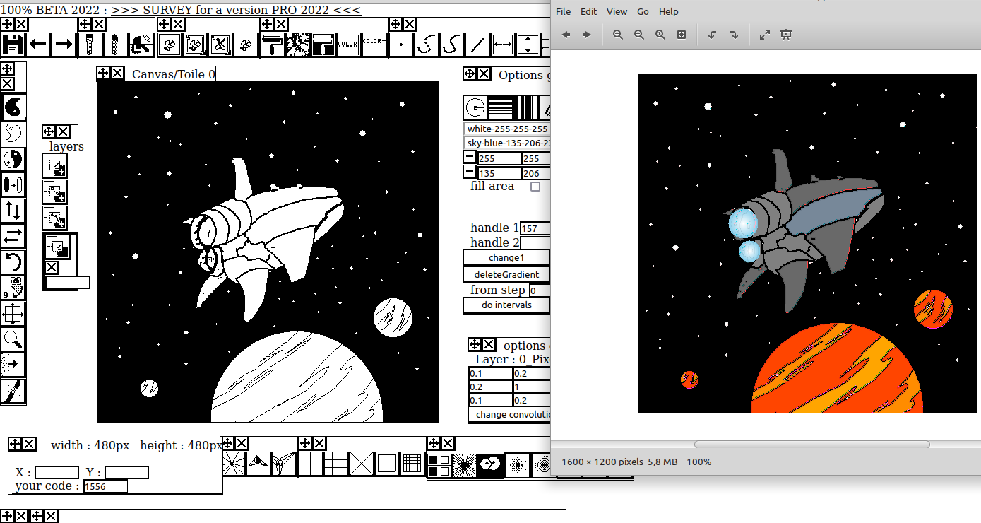 ESSAIE - software de animación con un montón de herramientas para hacer efectos de luz (VFX)
